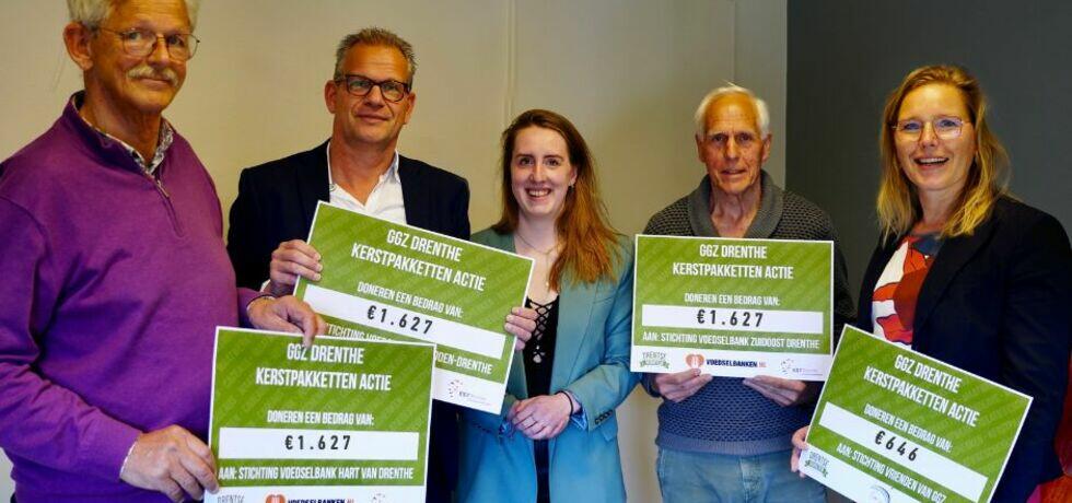 Medewerkers GGZ Drenthe doneren eindejaarsgeschenk