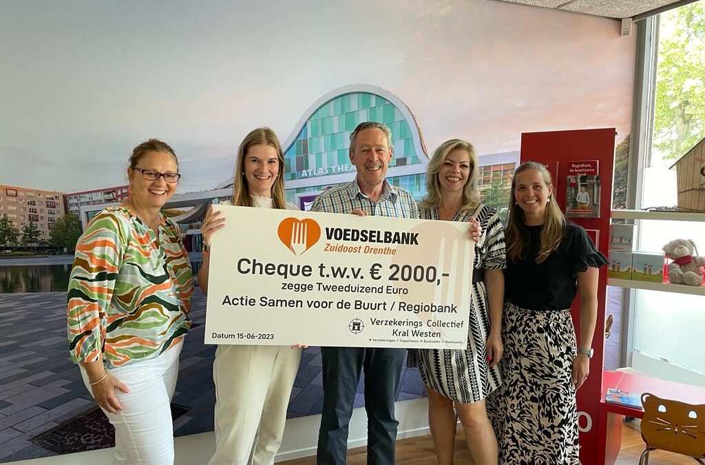 Verzekerings Collectief B.V. Regiobank in Emmen organiseerde filmvoorstelling op 2 mei voor de jeugd van onze Voedselbanktie