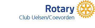 EEN GEWELDIGE DONATIE VAN DE ROTARY CLUB UIT UELSEN/COEVORDEN