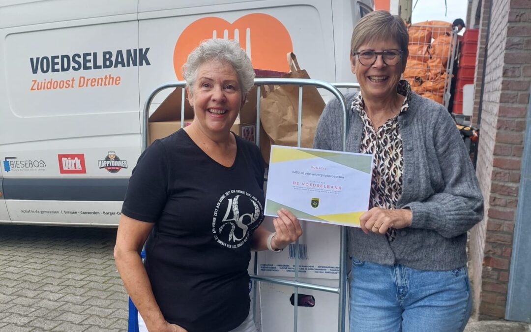 Een hele mooie bijdrage van de dames van de Golfclub Gelpenberg