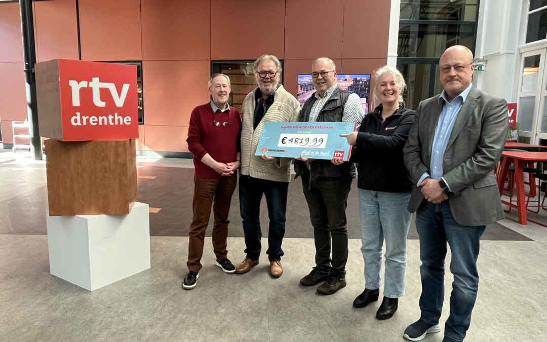 RTV actie Kerst levert prachtig bedrag op voor onze voedselbanken in Drenthe