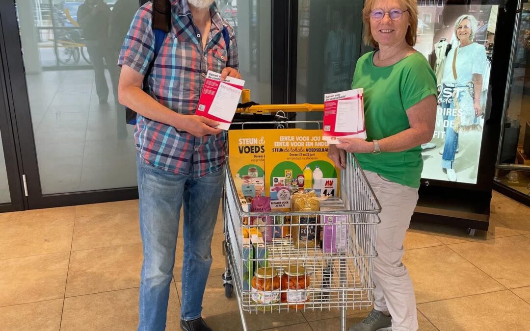 Inzamelingsactie Jumbo supermarkt succesvol verlopen.